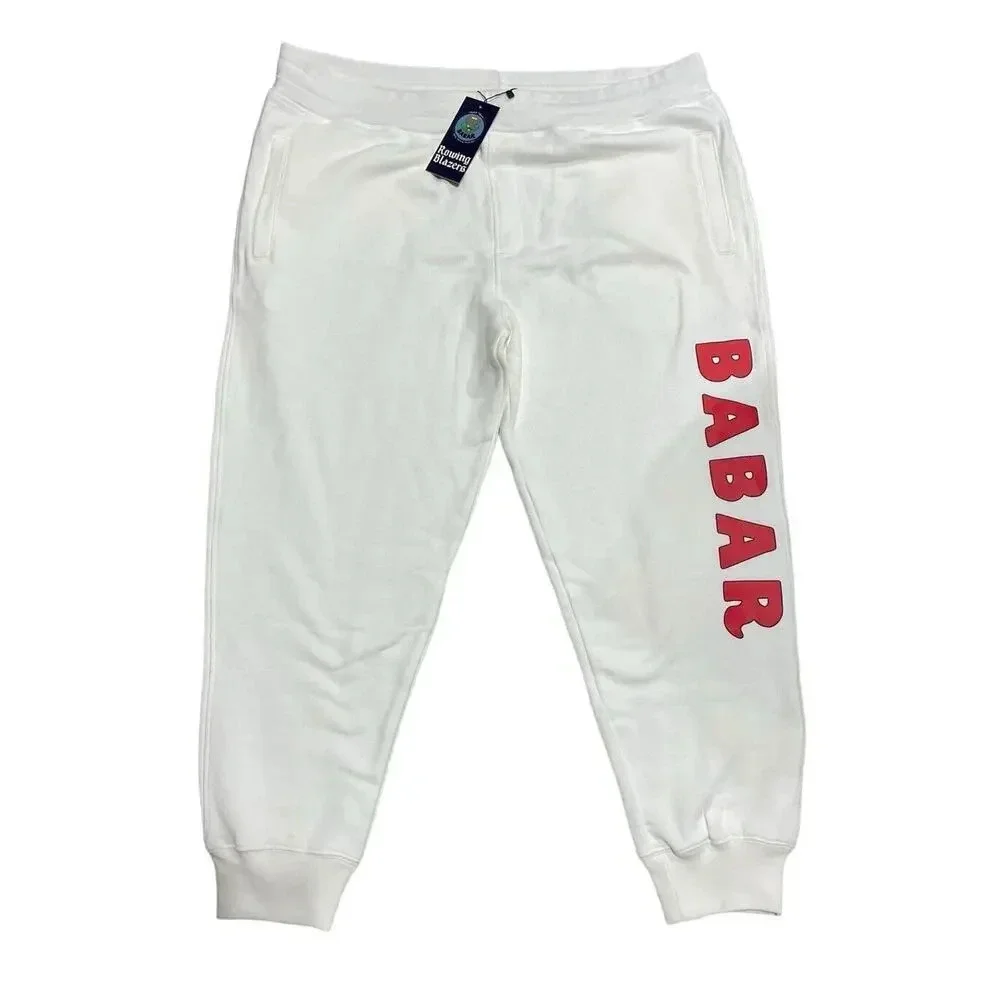 NWT Rowing Blazers x Babar the Elephant Sweatpants Cotton White Size XXL Unisex